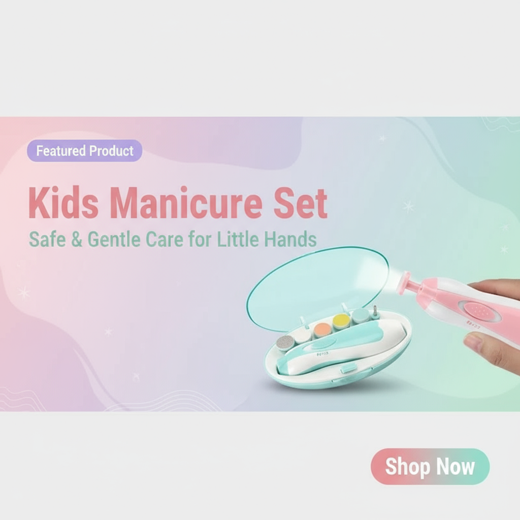 Kids Manicure Set Featured Product Banner